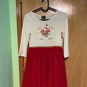 Lily girls Christmas dress.